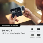 DJI Mic 3 (2TX + 1RX) juhtmevaba mikrofon - Image 2