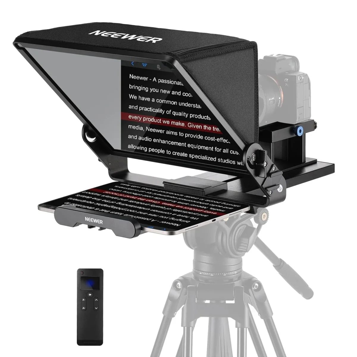 Neewer Pro X14 III teleprompter + pult (kuni 14" / 36cm) - Image 1