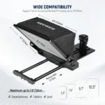 Neewer X12 II teleprompter + pult (kuni 7,9" / 20cm) - Image 6