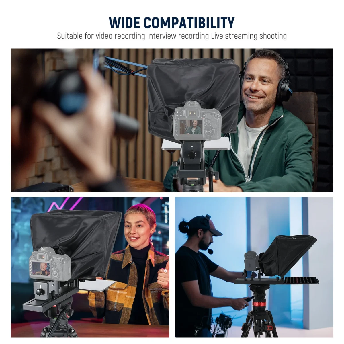 Neewer X16B teleprompter + pult (kuni 11-tolli / 28cm) - Image 3